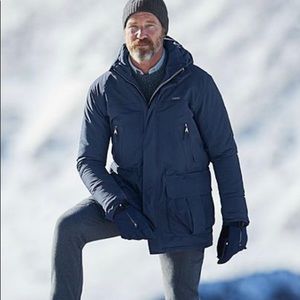 Mens Parka Forest Green 